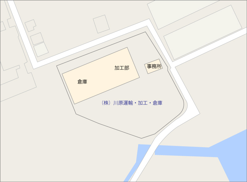 ブルーホーク運輸敷地内マップ