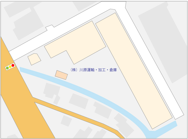 ブルーホーク運輸敷地内マップ